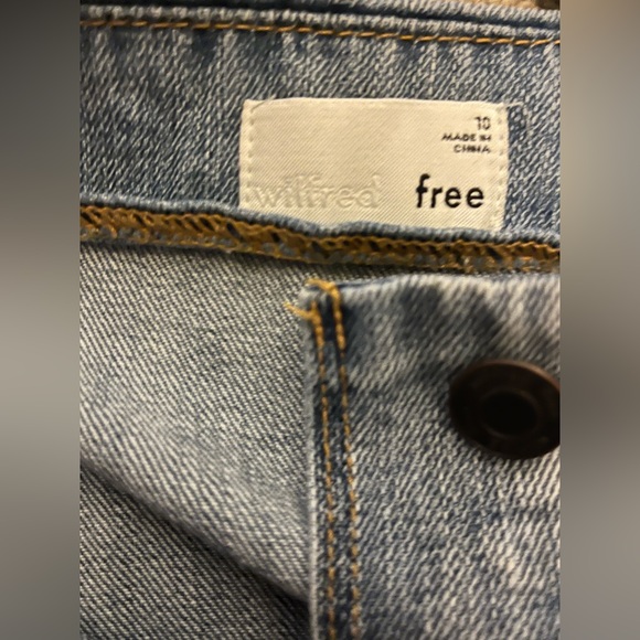 Denim High-Waisted Skirt - Picture 4 of 4